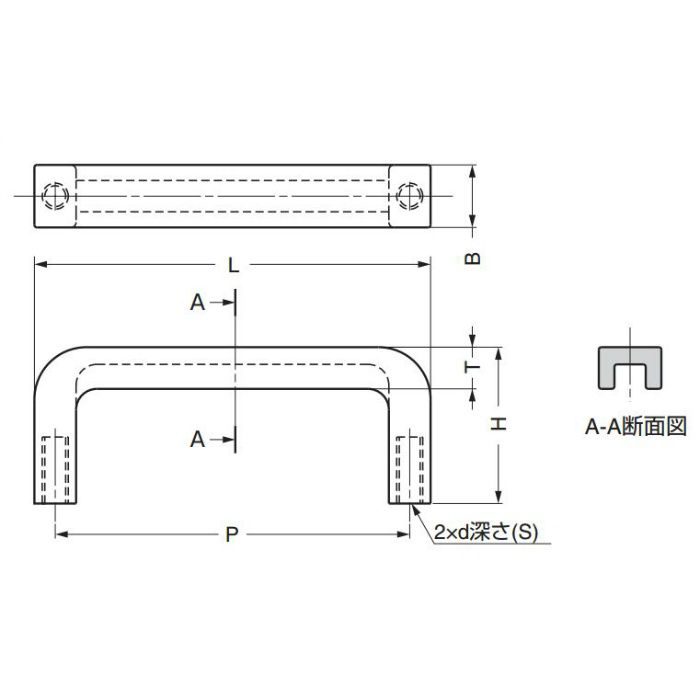 角型取手AKH型 AKH-76 100-019-803