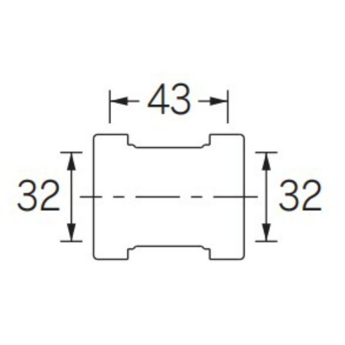 469-512-32 さしこみソケット ホワイト