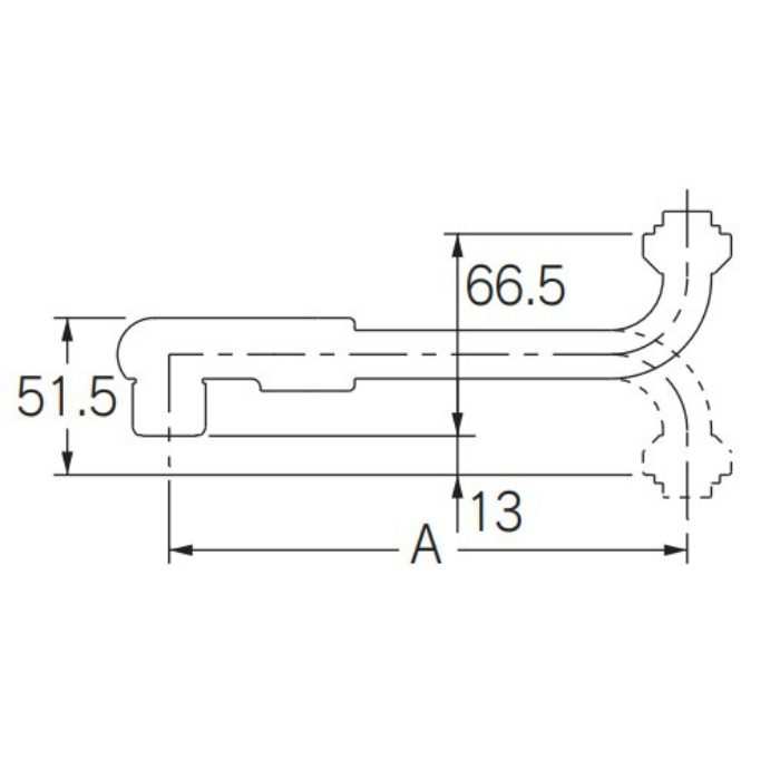 795-26-240 泡沫SUパイプ 長さ240mm