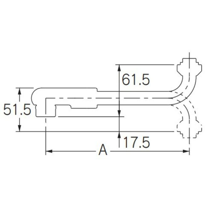 795-27-090 SUパイプ 長さ90mm