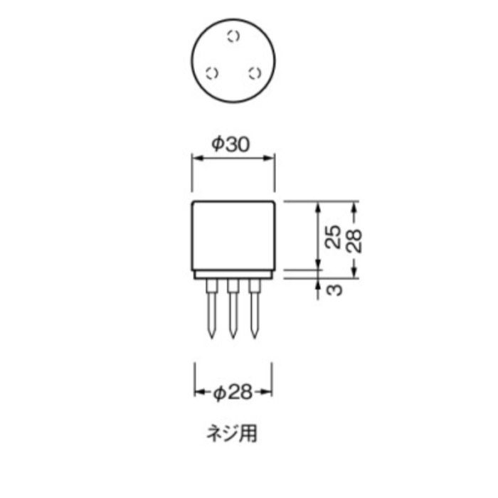 No.444 ミニマム戸当りBS ネジ止用 グレーゴム SN(サテンニッケル)