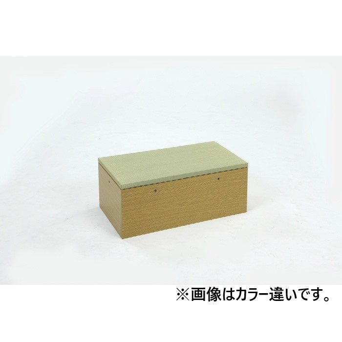 T3P2060 高床式ユニット畳「望」 い草表 へりなし 40×80cm 木部カラー ブラウン
