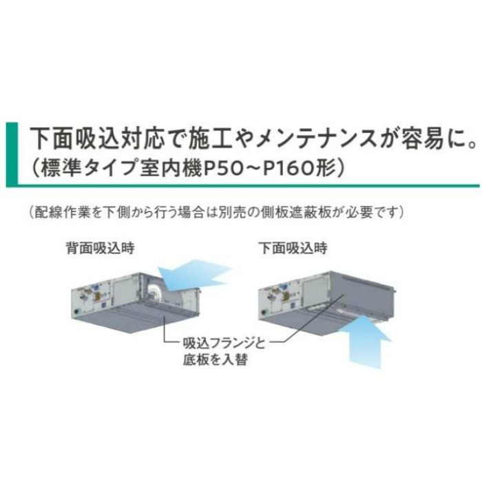 SSRM80BFT 店舗・オフィス用エアコン スカイエア FIVE STARシリーズ 天井埋込ダクト形 高静圧タイプ P80形 3相200V ワイヤードリモコン付
