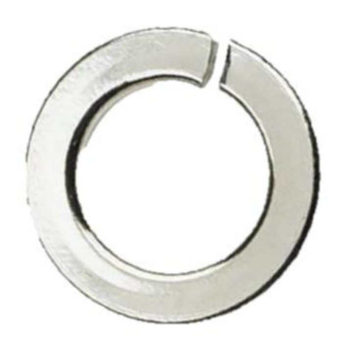 M095-0008 MIC 燐青銅スプリングワッシャー ニッケル M8 50個入