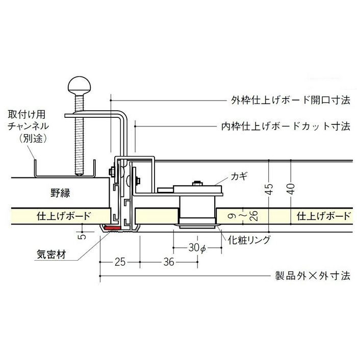 下田エコテック SE-45SA-US 亜鉛メッキ蓋付（枠SUS304 蓋SS400亜鉛メッキ）