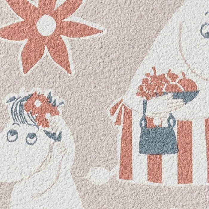 FE-74381 ファイン MOOMIN FLOWER BLOCK