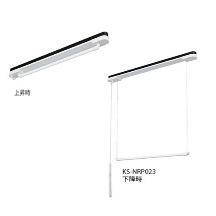 NRP023-12WBKG AirBar（エアバー） スタンダードタイプ 1200mm 紐色 グレー