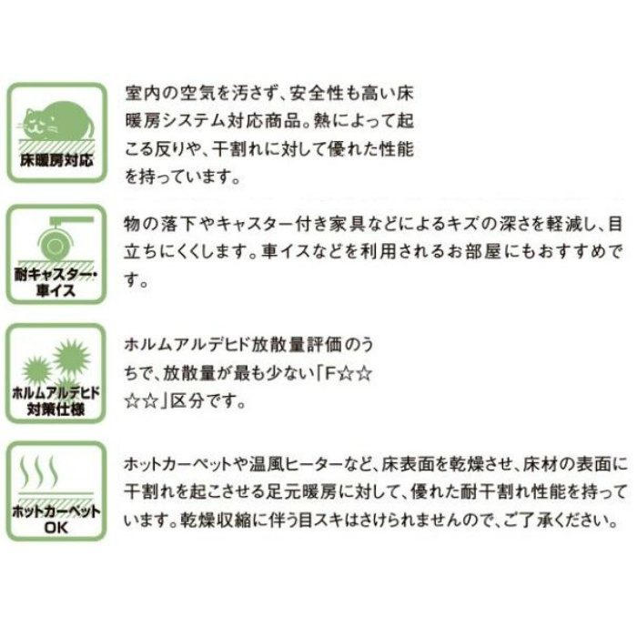 D3-ND2B01-MAFF ラシッサ Dフロア 木目タイプ［151］ ライトメープルF Real Foot feel 6枚／ケース