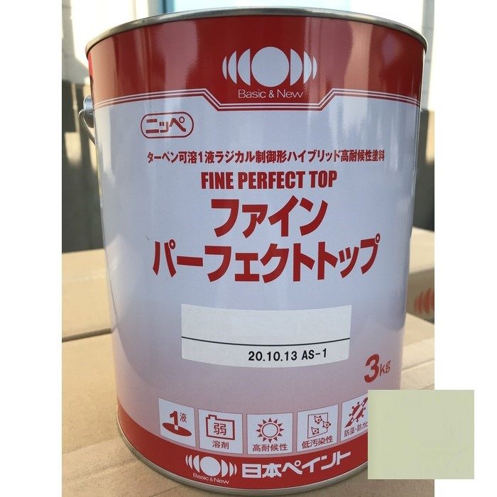 ニッペ ファインパーフェクトトップ ND-109 つや有り 3kg 日本