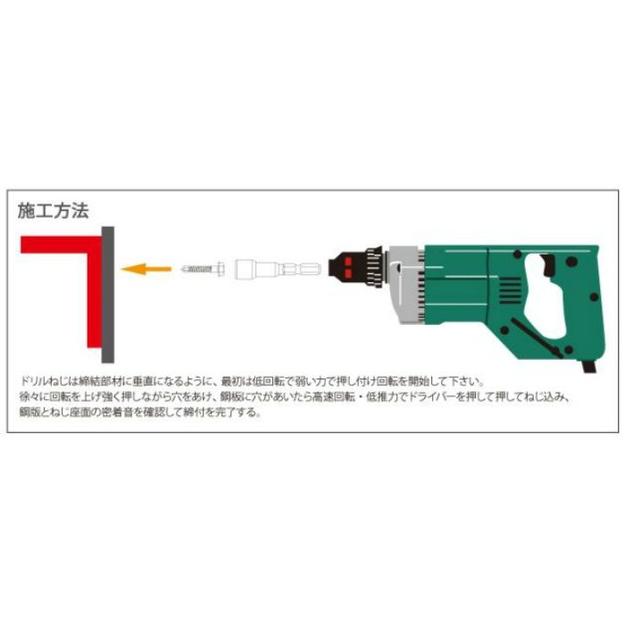 PIAS-HEX-SS-3W-516 ピアスビス HEX 六角 全ネジ 鉄 三価クロメート