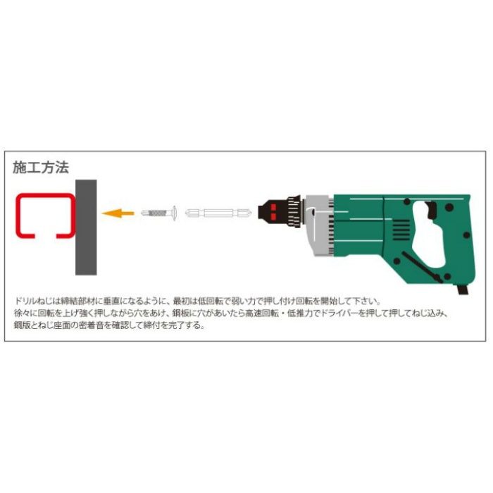 PIAS-SW-SS-3W-430 ピアスビス シンワッシャー 全ネジ 並目 首下フラット 鉄 三価クロメート（白） 4×30 400本入