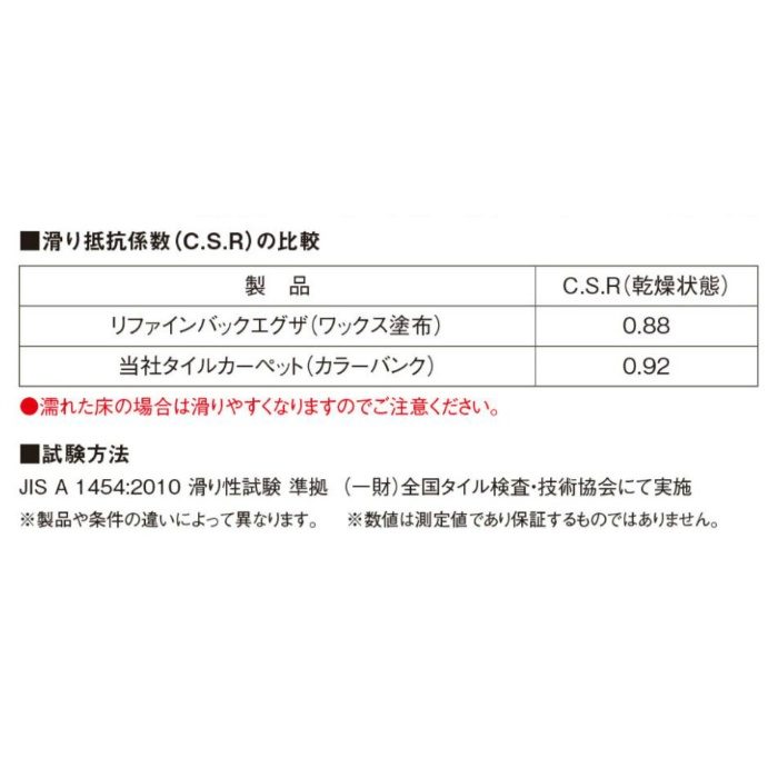 RE7423-50 置敷きビニル床タイル リファインバックエグザ カワラストーン 10枚／ケース