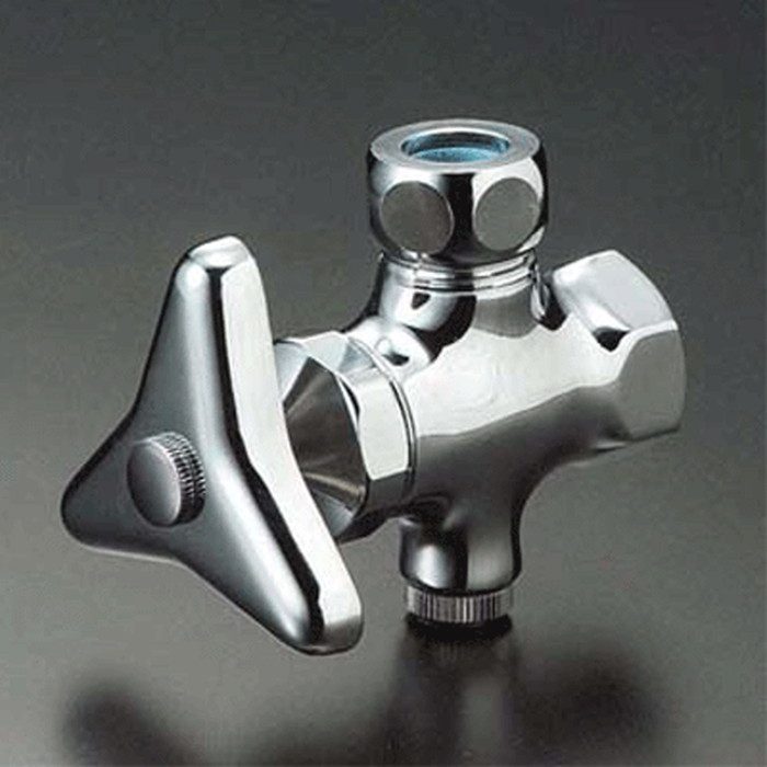 K6W-P5 アングル形止水栓（水抜き付）