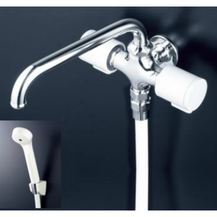 浴室水栓 K18YF水栓 KVK ハンドシャワー付水栓 :20230922024446-01280
