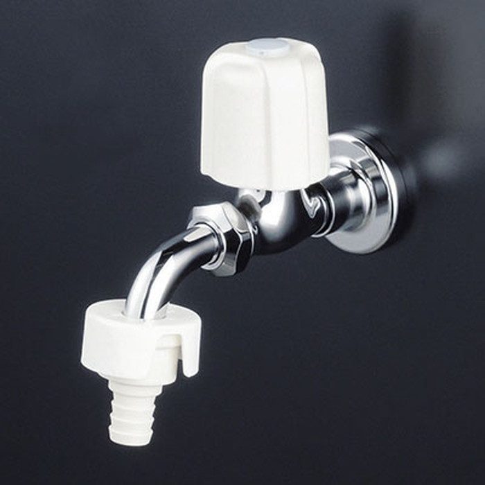 K111GZ 寒冷地用自動接手横水栓（ワンタッチカプラ式） KVK【アウン