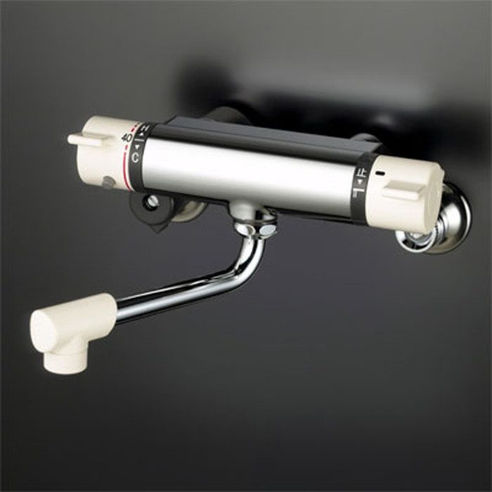 KM800 サーモスタット式混合栓 150mmパイプ付
