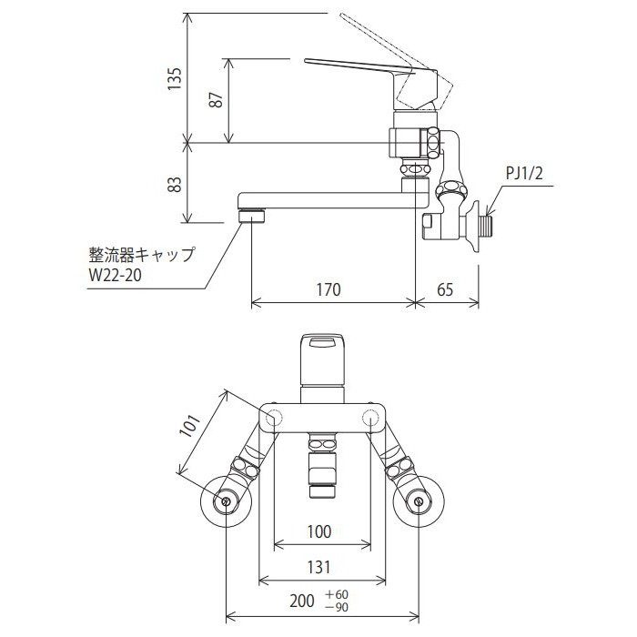 まとめ）TRUSCO 小径パイプブラシ1.5mm HACCP対応 ブルー TMPB-1.5-B 1