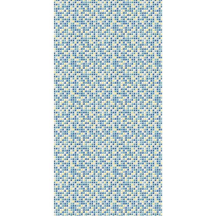 LJ-10163K ABSTRACT アイカラビアン スクエアモザイク（ブルー） 4×8 4枚／セット