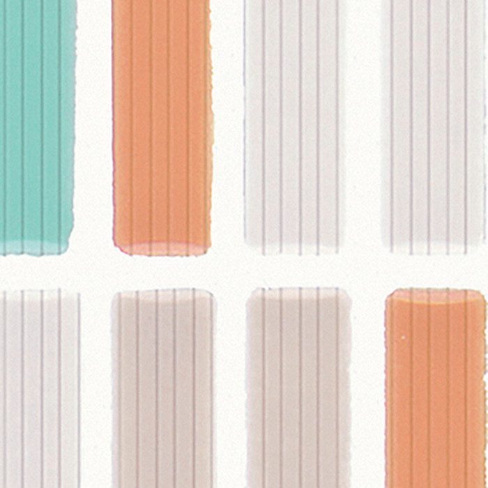 LJ-10165K ABSTRACT アイカラビアン スリムタイル（オレンジミックス） 4×8 4枚／セット