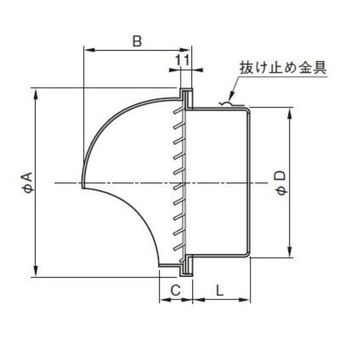 SHG100A 換気孔 SUS丸型ジーエルガラリ