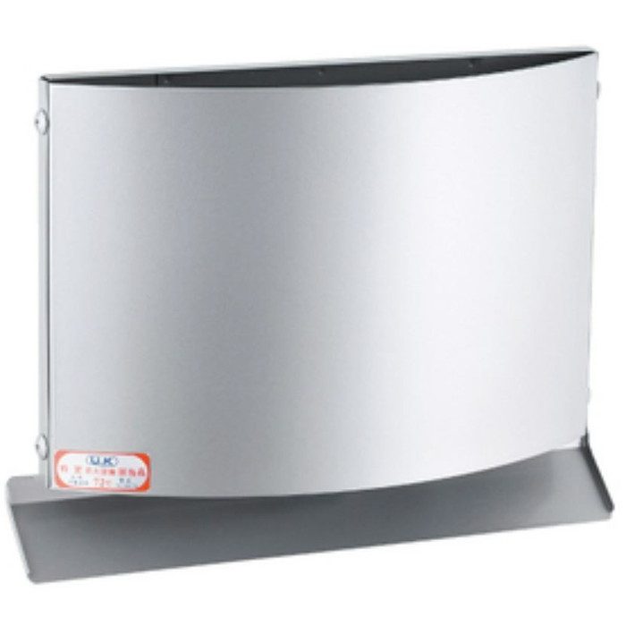 UK-WEV100BFDMG 換気孔 SUS風吹き抜け型フード付ガラリ（強制換気用） FD付 メタリックグレー