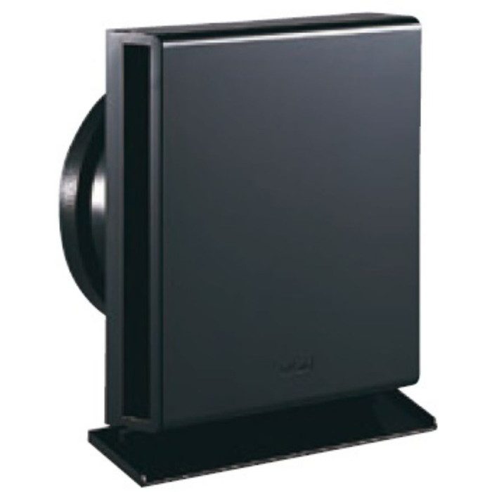 【入荷待ち】KS-8620PHD-BK 換気孔 樹脂製スリムフード FD付 φ150 ブラック