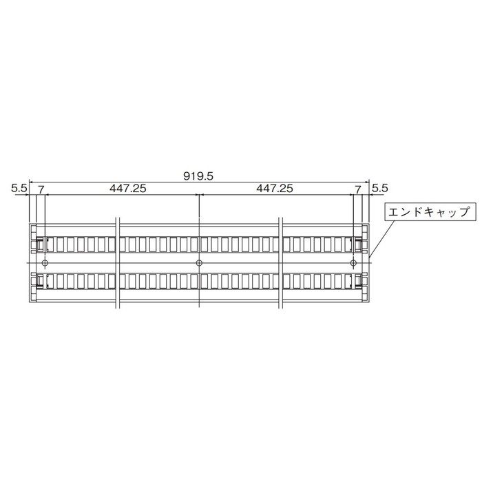 換気孔 軒天換気金物（非防火） ABK45 ブラック