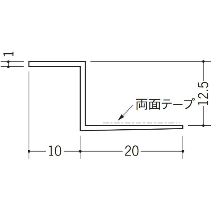 仕上がり確認用 34482 ビニールペンキorクロス下地材 天井廻り Z-1210 穴あき＋テープ