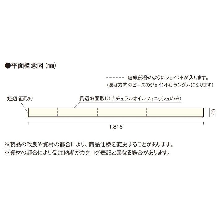 FK0362-RM-N 一般住宅用洋風床材 無垢フローリング コンビット ソリッド（ユニタイプ） ナチュラルオイルフィニッシュ サクラ（カバノキ）白 10枚／ケース