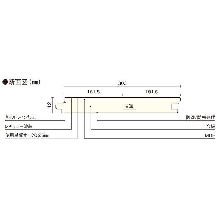 FKV877D-9-CH 一般住宅用洋風床材 スタンダードフローリング コンビットブラッシングオークV152 ショコラブラック色 6枚／ケース