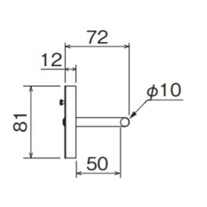 MR4379 ウッディボール用パイプハンガー 450mm アイボリー