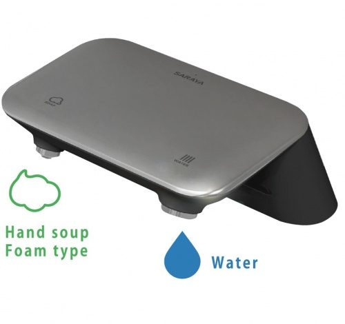 【アウトレット品】自動手指洗浄消毒器 WS-P25NF SANITARY PLATE（サニタリープレート） 石けん液泡タイプ ※箱潰れB品