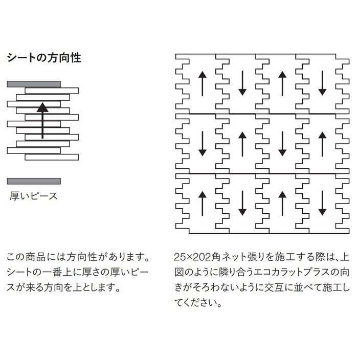 ECP-2520NET/DNT1 エコカラットプラス ディニタ 25×202角ネット張り ホワイト 14枚／ケース【セール開催中】