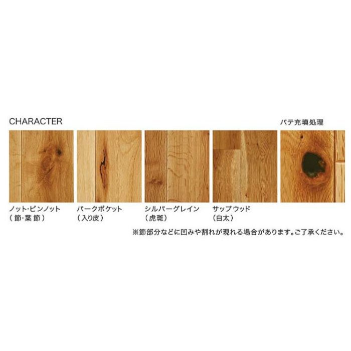 PMT2KJ05RYS ライブナチュラルプレミアム RUSTIC 2Pタイプ 303mm オーク N-45° 6枚／ケース
