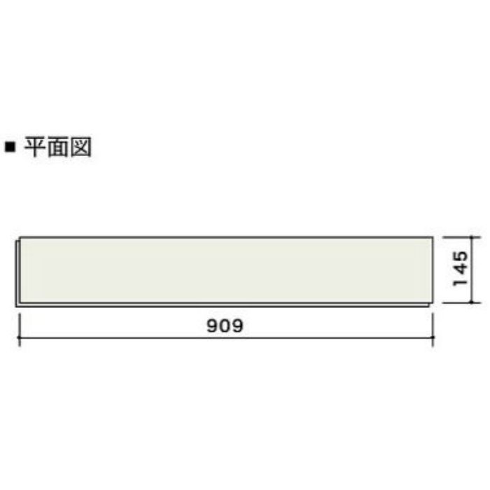 HLBW00BWL5S ライブナチュラルMSX ネダレス145（LL-40） 1Pタイプ 145mm ブラックウォルナット 24枚／ケース