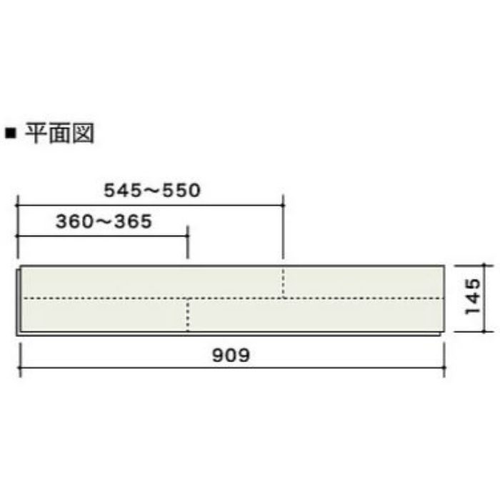 HLBF0051L4S ライブナチュラルMSX ネダレスHLBF（L-45） 2Pフラットタイプ 145mm ホワイトアッシュ 24枚／ケース