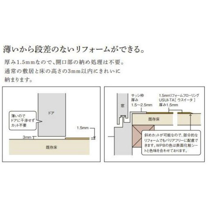 XKERSHTY USUI-TA（ウスイータ） ウォールナット柄 耐熱 （セット品）