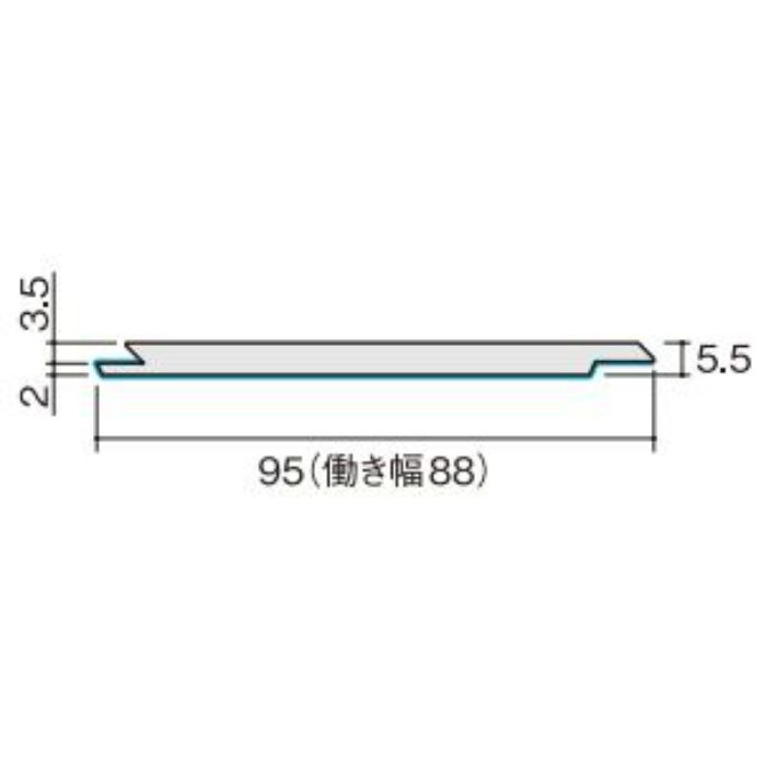 QPS030110TY 羽目板 ウォールナット柄 10枚入／ケース