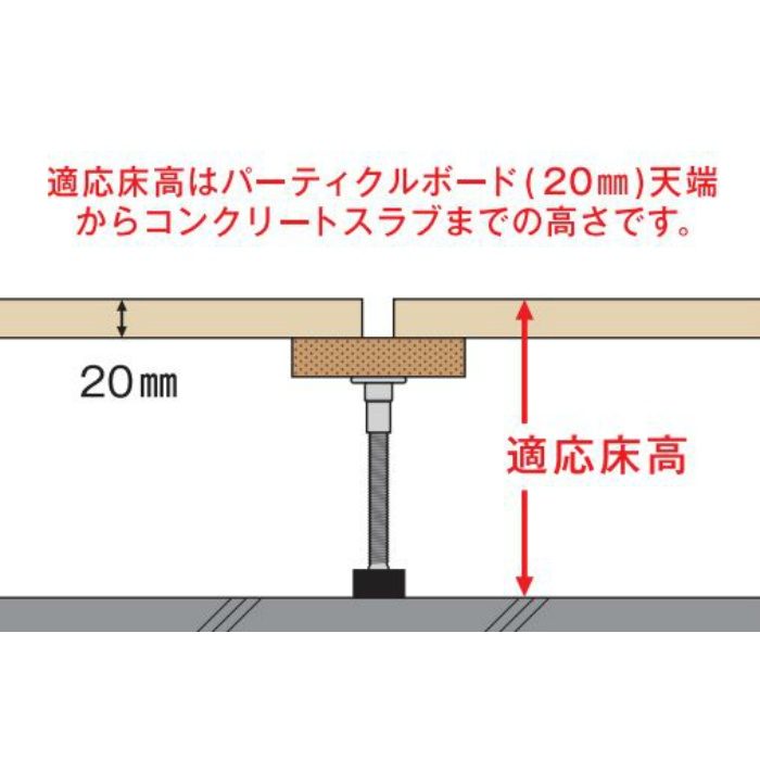 NP-155 遮音タイプ補強支持脚 NP型 （フル梱包） 80本入／ケース