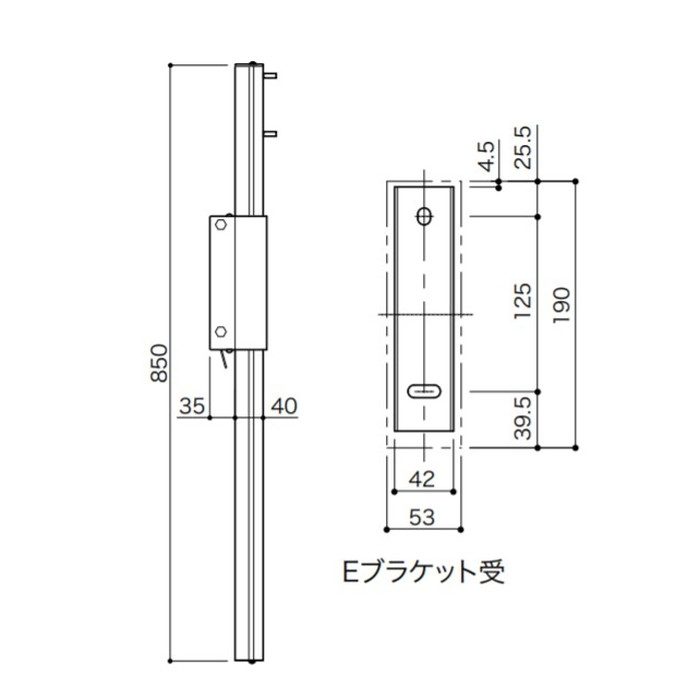 物干金物 SASeriesオプション  SA-4PE ブロンズ