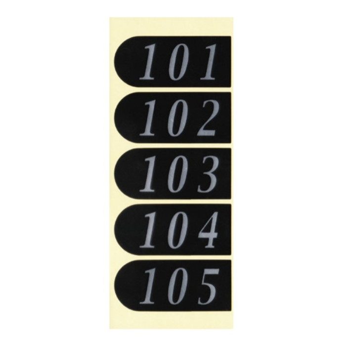 ナンバーシールSeries DNSシール DNS-101  1F用 （101～105）