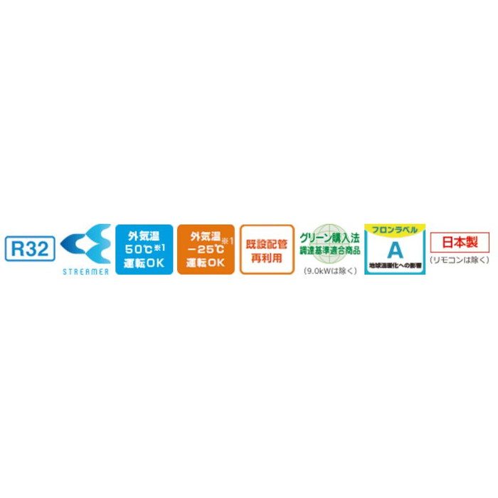 S40ZTAXS-W 壁掛形エアコン AXシリーズ 14畳対応 ホワイト