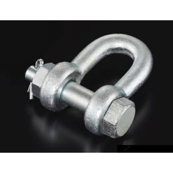 TSB-16 鉄 JIS規格シャックル（SB型） ユニクロメッキ 鍛造製 16mm
