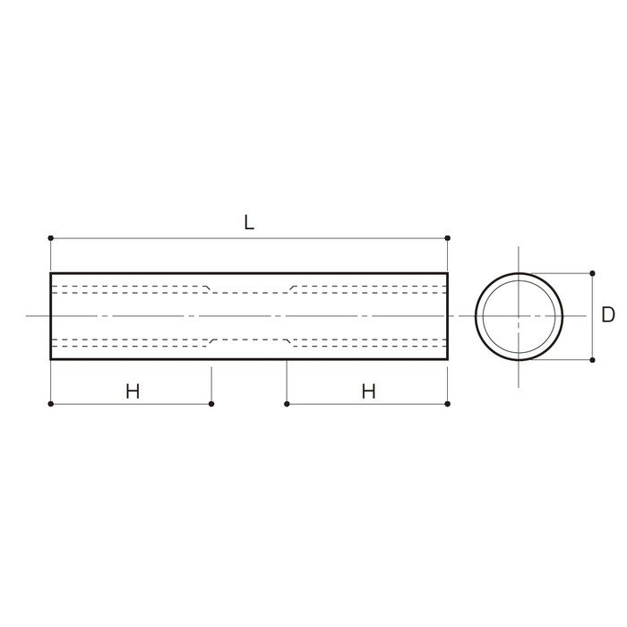 PN-12-150 パイプナット SUS304 ネジ径M12 L150mm