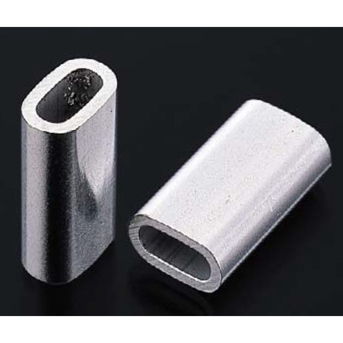 ACL-3 アルミクランプ管 ミニロック 適合ワイヤ径3mm 100個入