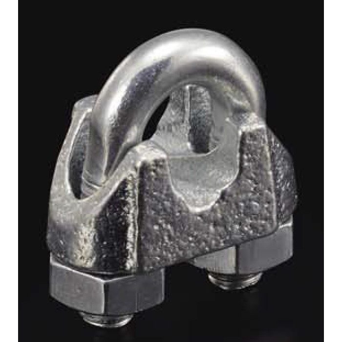 KM-3 KMクリップ ユニクロメッキ マリアブル製 適合ワイヤ径3mm