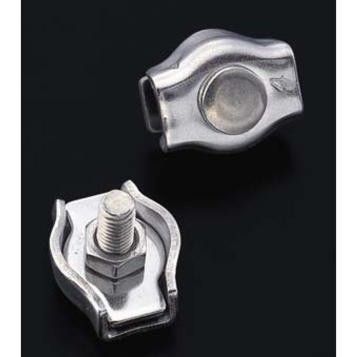 IWC-3 板型ワイヤクリップ（シングル） SUS304 適合ワイヤ径2mm