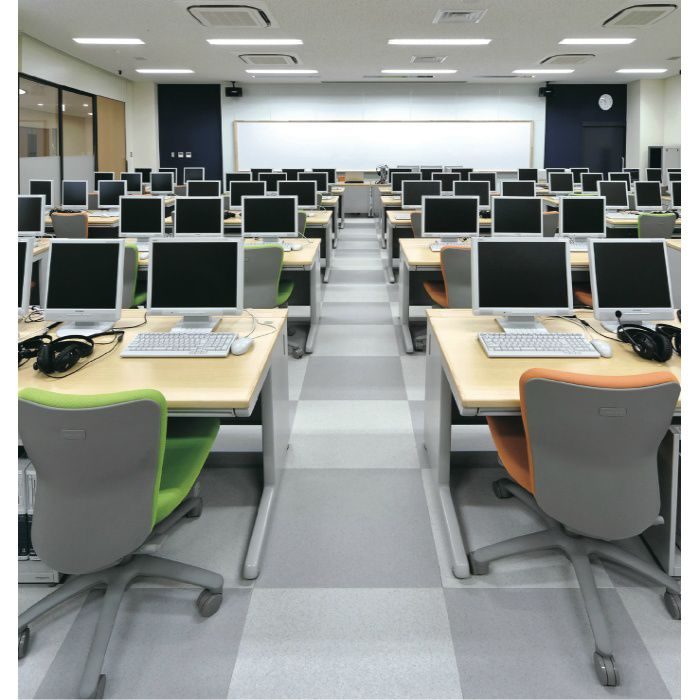 LF-5702 置敷きビニル床タイル レイフラットタイルLF-5000 サンド調