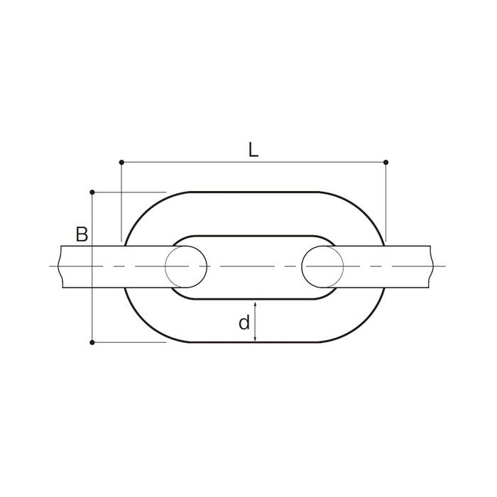 ZC-6 雑用チェーン ユニクロメッキ 5.8mm×30m