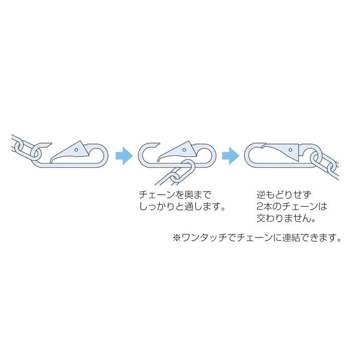 プレイステーション ステンレスカットチェーンA5-2チェーンフックCF-80